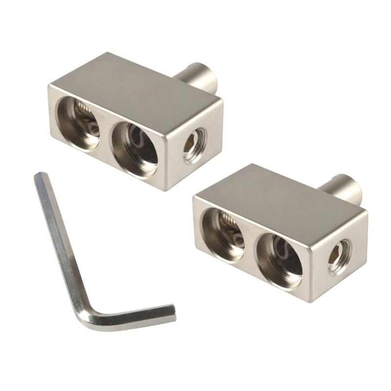 

Двойной 1/0 AWG (Измерительные приборы) Адаптеры входа усилителя до 1/0 калибра для модификации автомобиля, редуктор входа усилителя