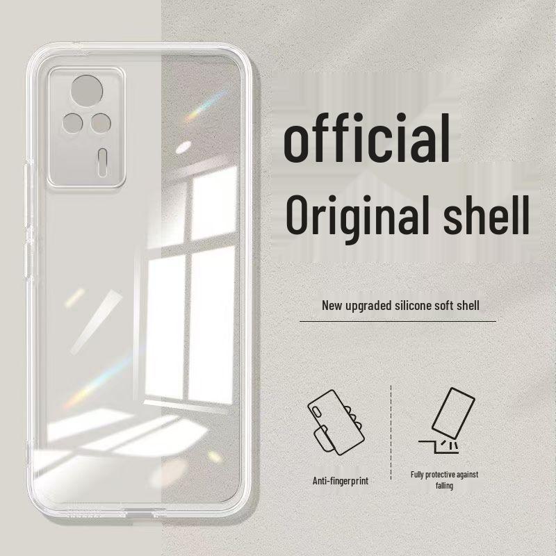 Compatible Redmi K60E Solid Color Liquid Silicone Anti-Drop Soft Case