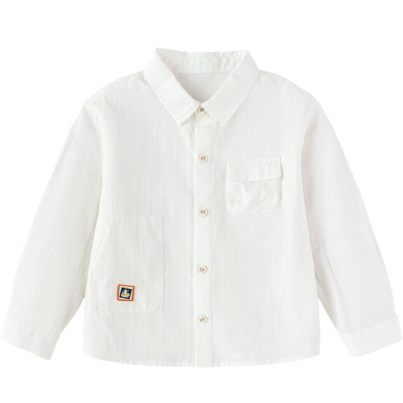 Balabala Kids Long Sleeve Cotton Shirt
