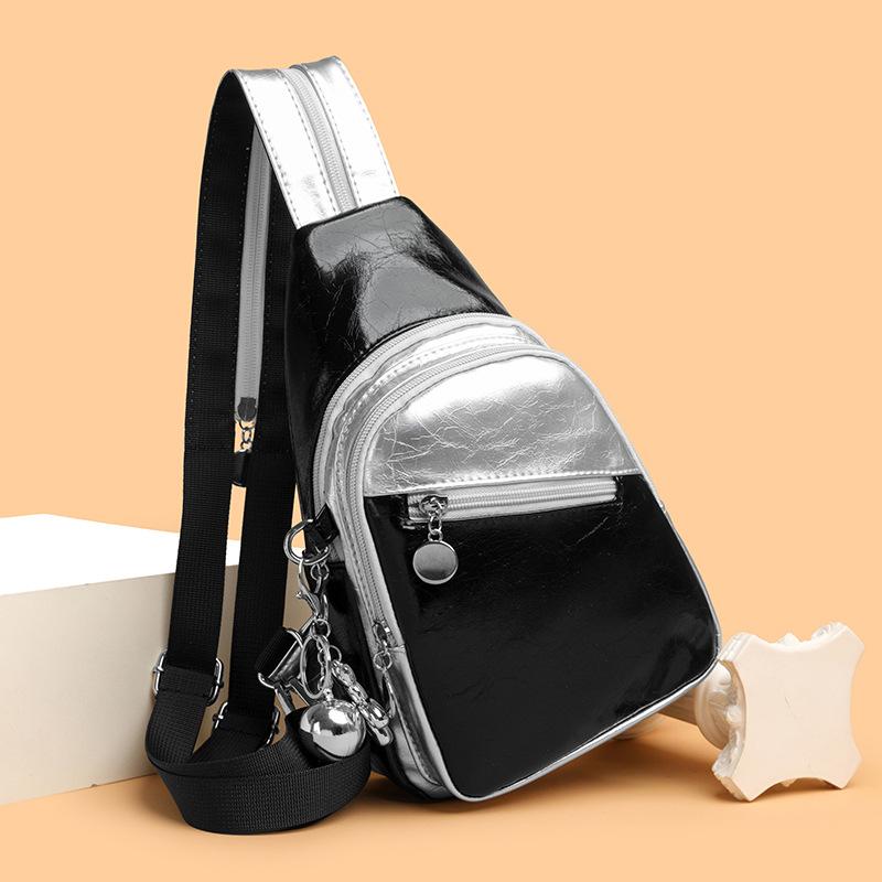 Fashionable Chest Bag, Small Bag, Multi-purpose Backpack, Ladies' Bag, Chest Bag, Multi-layered Crossbody Bag