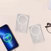 For Magsafe Transparent Magnetic Wallet Clip Phone Back Sticker For Iphone12Pro 13 14 Pro Max Macsafe Card Bag On Sleeve