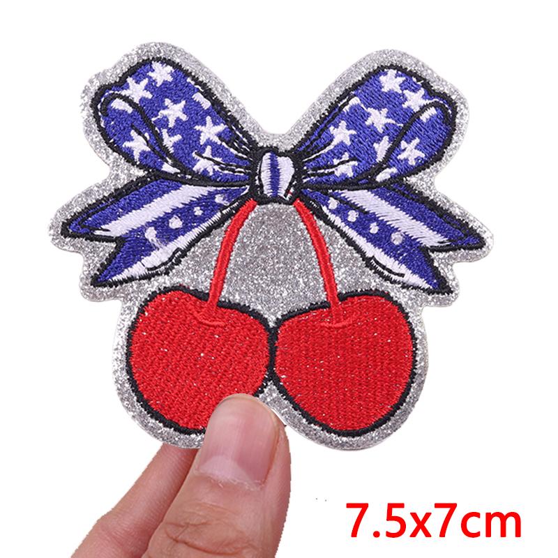 New America's 250th Anniversary Embroidered Patches DIY Iron On Patches For Clothing Statue Of Liberty Flag Eagle Patch Armband