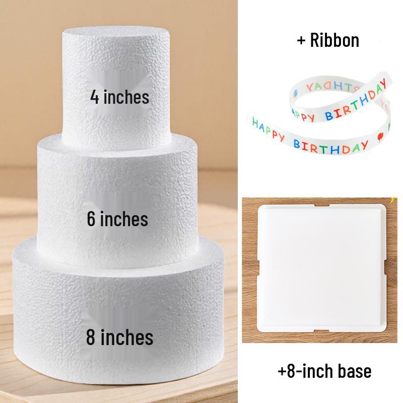 Kids' Cake Baking Practice Foam Mold - Dummy Fondant Icing Model