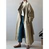 Yan Shuang Women's Korean Style Stand Collar Single-Breasted Trench Coat