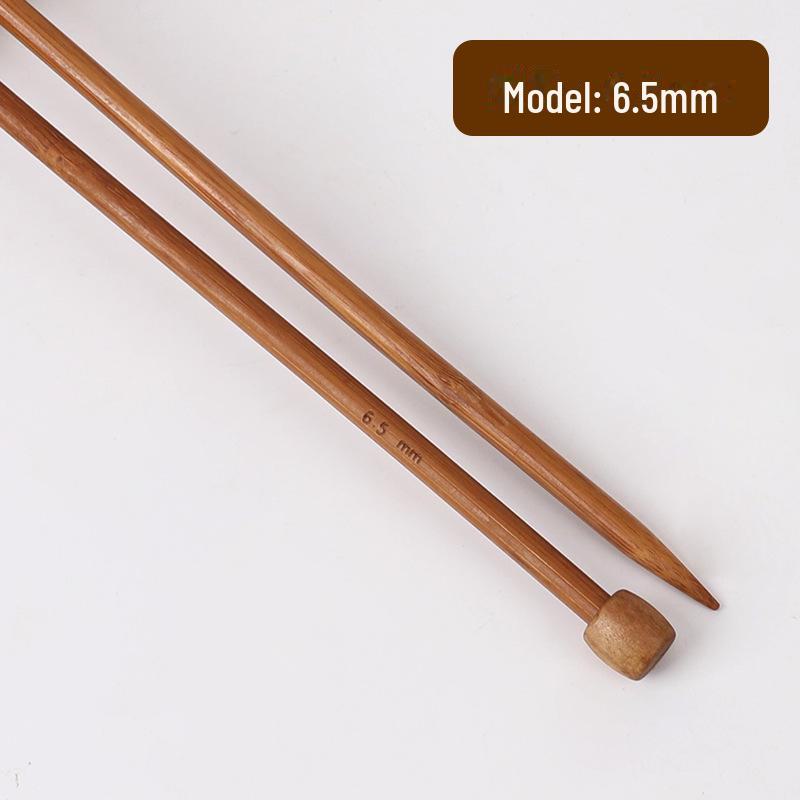 Carbonized Bamboo Single Head Sweater Needle Set for Hand Knitting