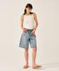 Seteo (W) Nerja Denim Bermuda Pants Union Light Blue