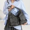 Women's Bag Large Capacity Shoulder Bag Soft Leather Tote Bag Commuter Shoulder Crossbody Bag