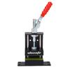     Shaft Clamp, Aluminum Iron Heavy Duty Quick Shaft Vise Gripping Tool with Safe Rubber Clamp and 4 Mounting Screws, for Grip Replacement and  
