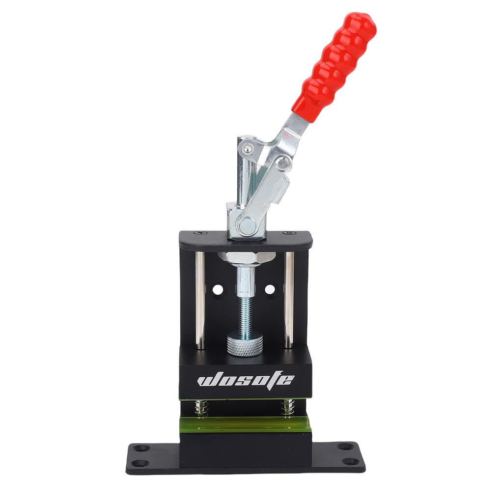 Shaft Clamp, Aluminum Iron Heavy Duty Quick Shaft Vise Gripping Tool with Safe Rubber Clamp and 4 Mounting Screws, for Grip Replacement and