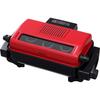 Iris Ohyama Fish Grill Smokeless Roaster Multi Roaster Fish Cooker Red EMT-1101-R