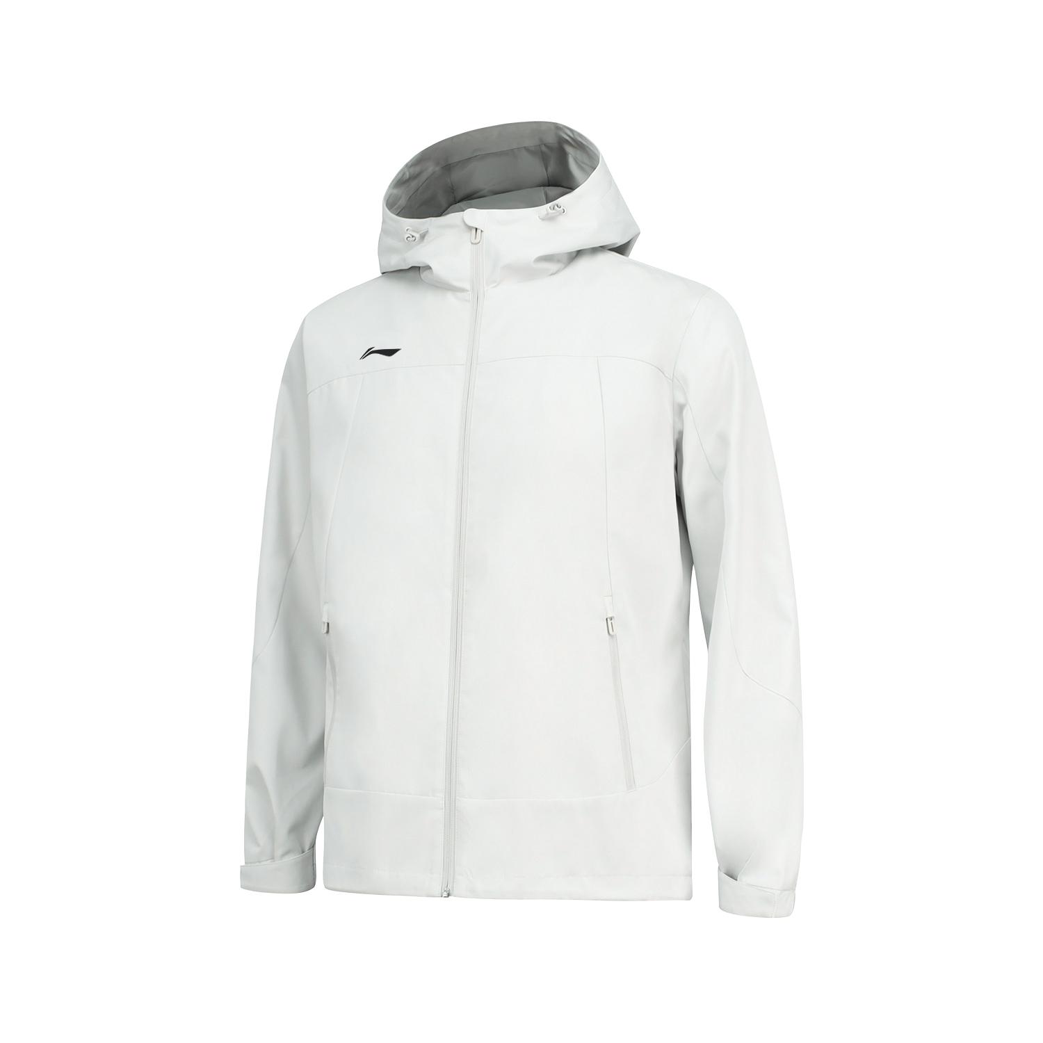 

Li-Ning Solid Color Zipper Hooded Soft Breathable Versatile Sports Jacket Men jackets AFDSC15-2 4XL