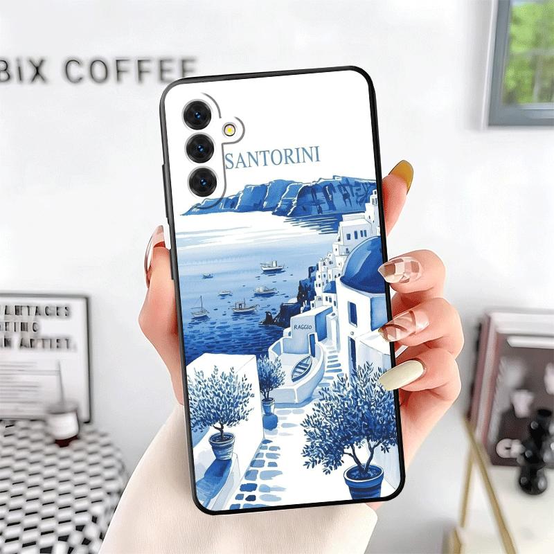

Santorini Greece Summer Soft Phone Case for Samsung A17 A37 A57 A16 A26 A36 A56 A15 A25 A35 A55 A14 A24 A34 A54 A13 A23 A33 A53 Samsung A55