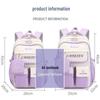 Lightweight Girls' Backpack: Cute Cross-border Design for Grades 3-6, Ideal for School and Outdoor Use