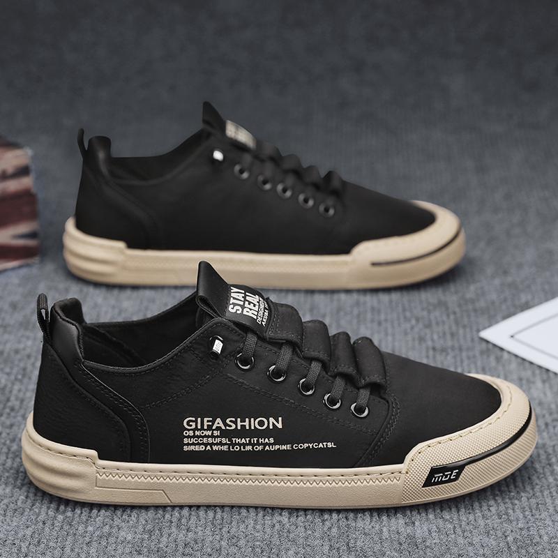 

Bdve Новые повседневные туфли Мужские кроссовки Уличная парусиновая обувь Прогулочная обувь Лоферы Удобная мужская обувь Tenis Hombres 39 чёрный