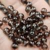 Ice Obsidian Gemstone Round Beads - Tea Color Jade Beads for DIY Jewelry Making, Bracelets, Necklaces, and Accessories.