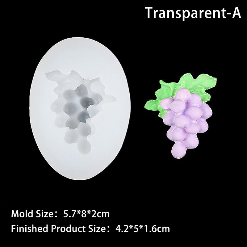 Silikonové nástroje na vaření s hrozny, mangem a jahodami na pečení, fondán, cukr, dort, zdobení, kuchyňské doplňky, pekařské pečivo