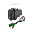 1pc Dual Key Switch Dual Switch Fog Lights Fan Spotlight Tank Headlight Switch Button for Mitsubishi LancerEX Pajero V73 V93 V97
