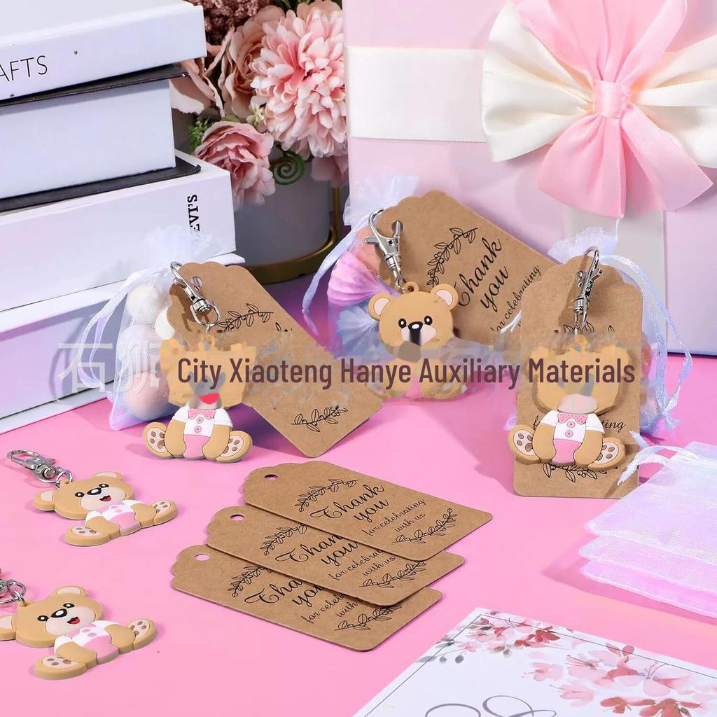 New PVC Bear Doll Keychain Set: Shirt Design, Ideal Gift & Fashion Accessory