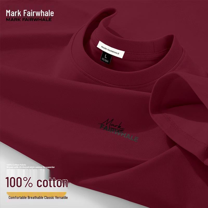 Mark Fairwhale Men's Casual Cotton Short Sleeve T-Shirt