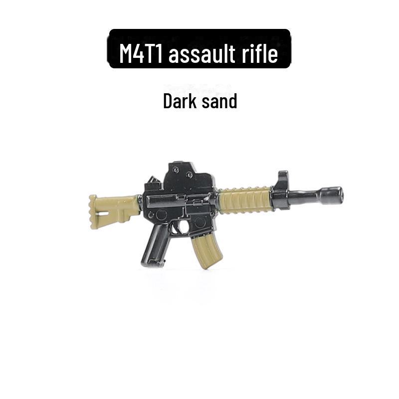 

«Набор фигурок военного собрания»: Цветное оружие, пластиковые аксессуары, настольная модель для песка