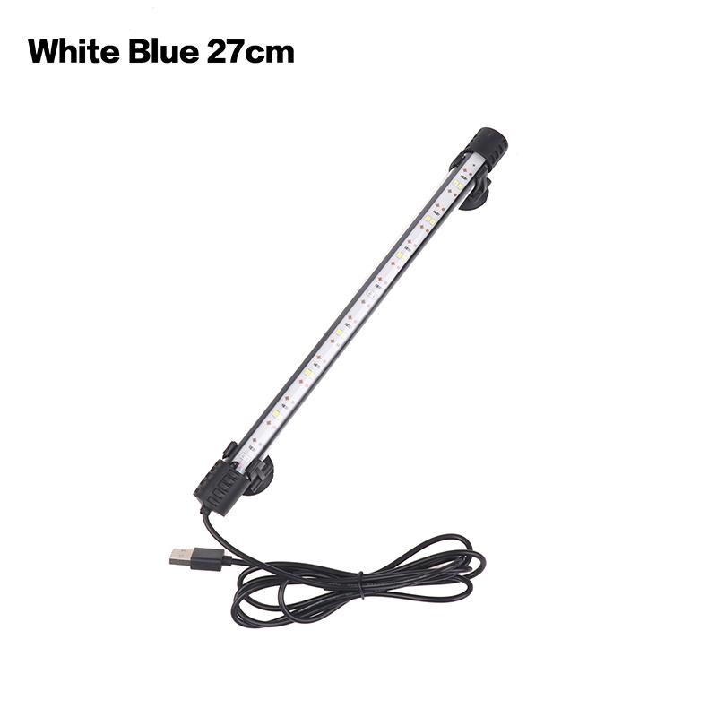 17/27/37/47cm USB Plug Aquarium Light LED Waterproof Fish Tank Light Underwater Lighting Submersible Lamp Plant Grow Lamp 110V