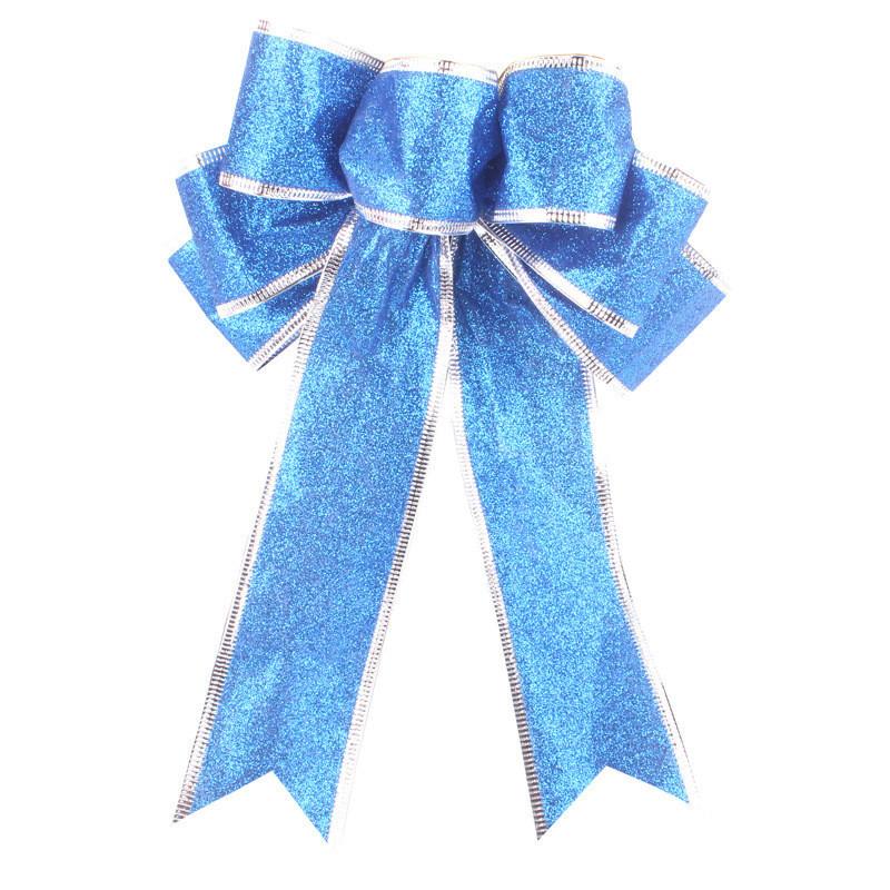 Christmas Stunning 20cm Bow Decorative Ornaments In Elegant Colors Perfect For Festive Cheer