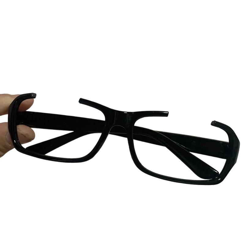 Y2K Crying Tears Half Frame Glasses For Men Women Spice Girl Anime Cosplay Hip Hop Funny Retro Eyeglass Subculture Accessory