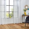 Voilage "Devo" blanc 140x240cm - Atmosphera createur d'interieur