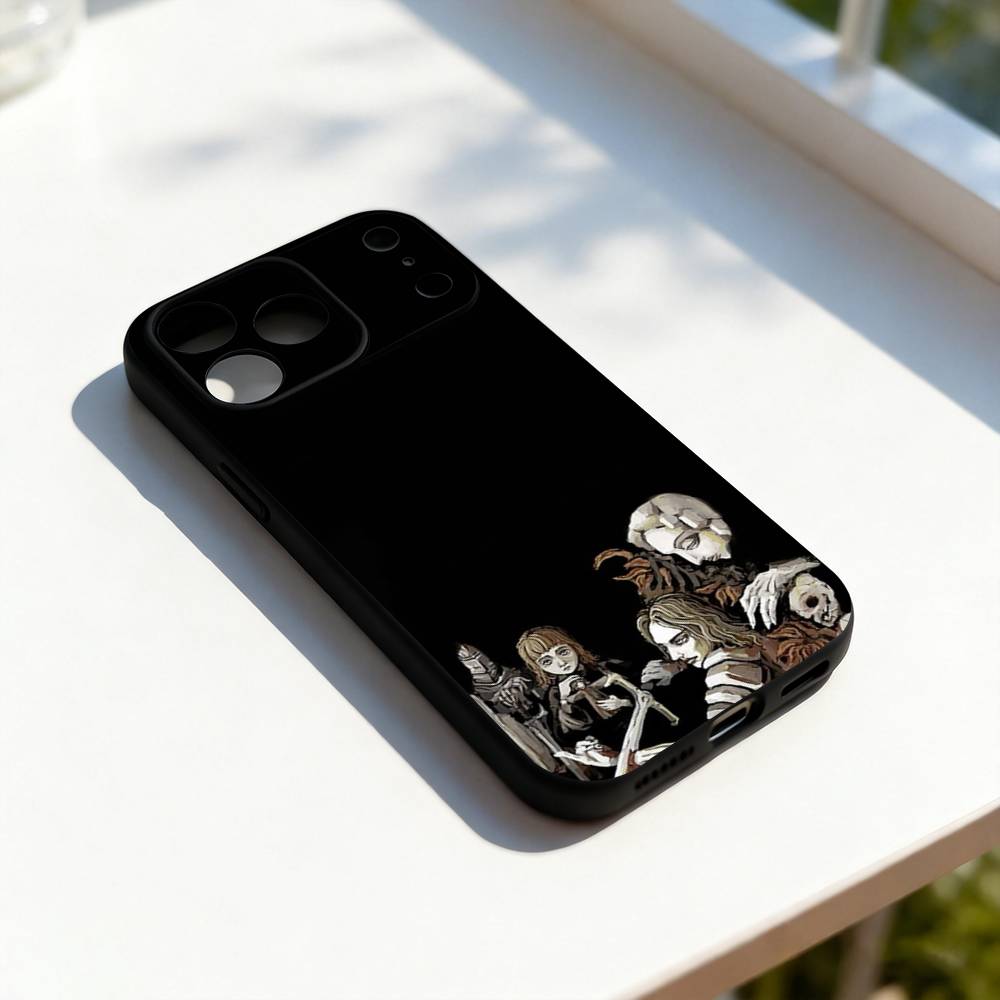 HOT F-Fear and Hunger GAME Phone Case For iPhone 17,16,15,14,13,12,11,Pro,Max,Plus,E,SE4,Air,Mini Black Soft Cover
