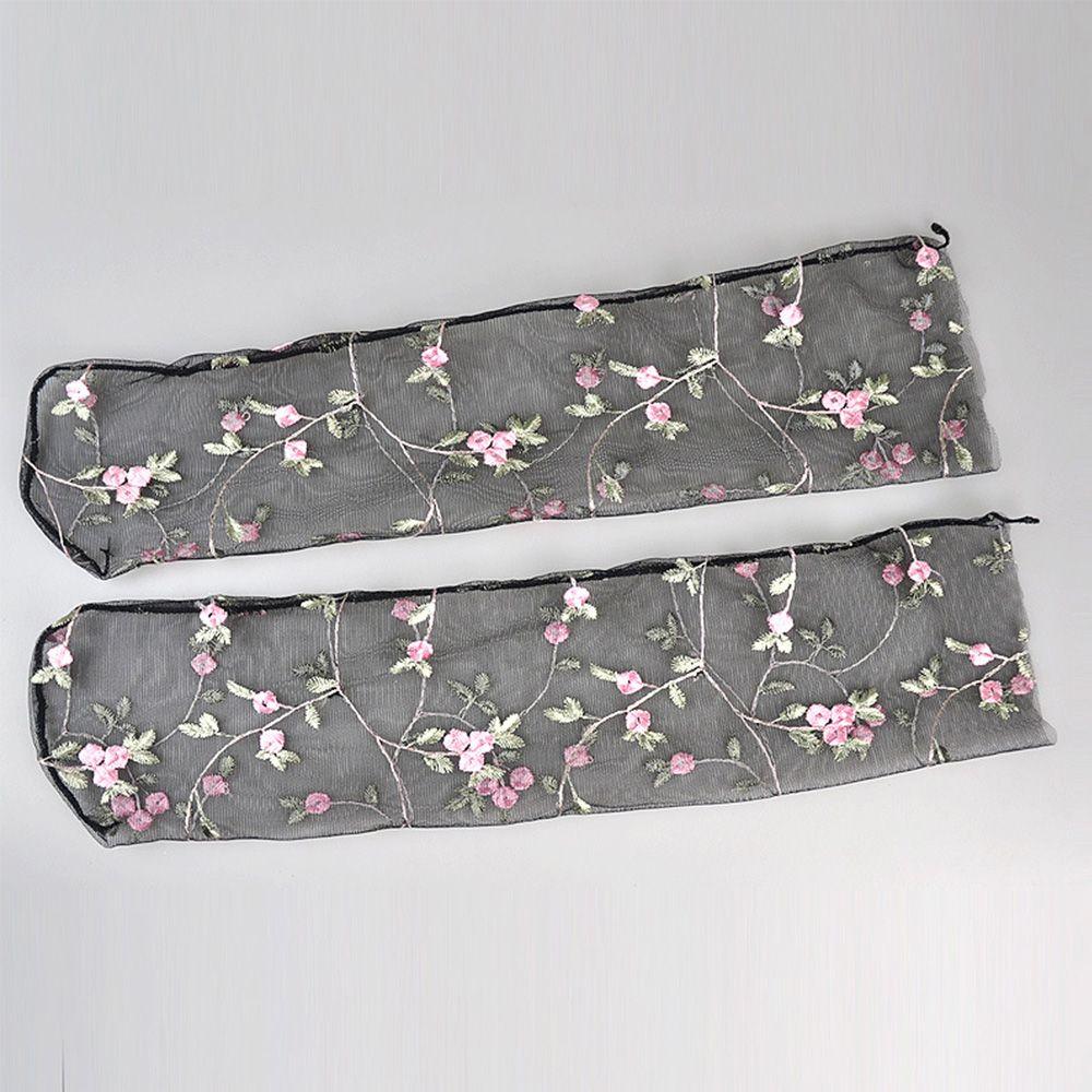 Fashion Summer Thin Floral Breathable Mesh Socks Transparent Long Socks Flowers Socks