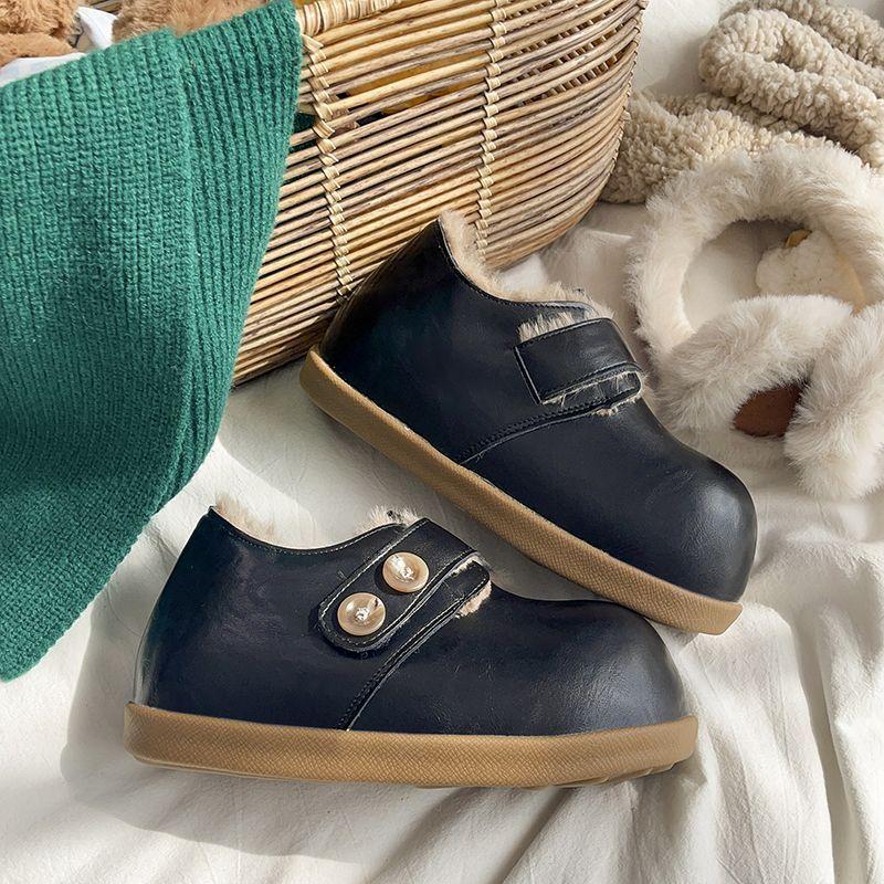 Women's Large Size Soft Elastic Winter Warm Cold Padded Snow Boots Non-slip Wear Outdoor Leisure Sports Cotton Boots Bread Shoes