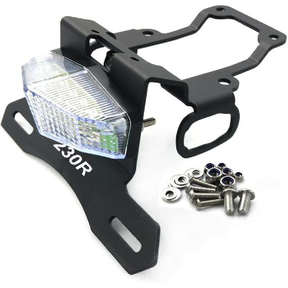 crazy sport License Plate Holder LED Brake Tail Light For KAWASAKI KLX230R 230 KLX230 2020-2024 KLX 230R KLX230SE KLX230SM Motorcycle Lamp Tail Tidy