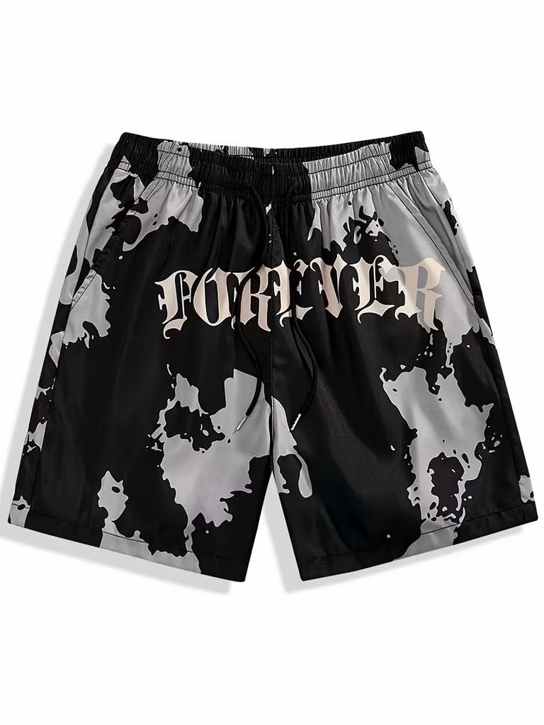 2026 Estate Caldo Americano Trendy Marca Sportivo Casual Stampa Digitale 3D Pantaloncini da Basket Unisex Stile Ampio