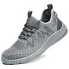 Lightweight Safety Shoes Men Steel Toe Sneakers Puncture Proof Breathable Safety Boots Man Dangerous Construction Work Foorwear