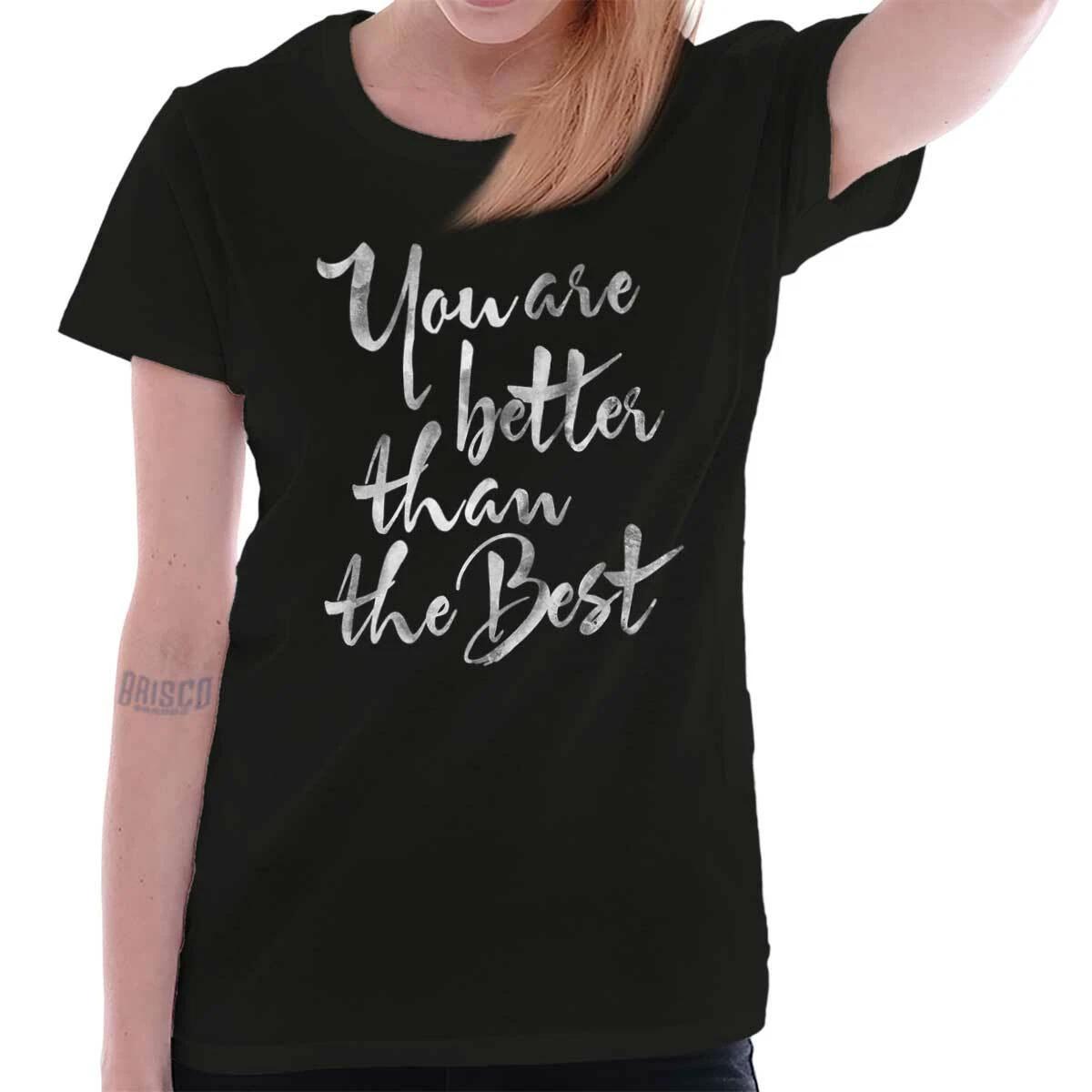 Inspirational Positive Sayings Good Vibes Womens Top Junior Graphic Tee XS
