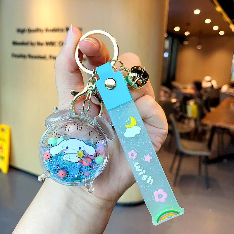 Unique Floating Sand Acryl Keychain Cute Astronaut Design For Gifts And Souvenirs