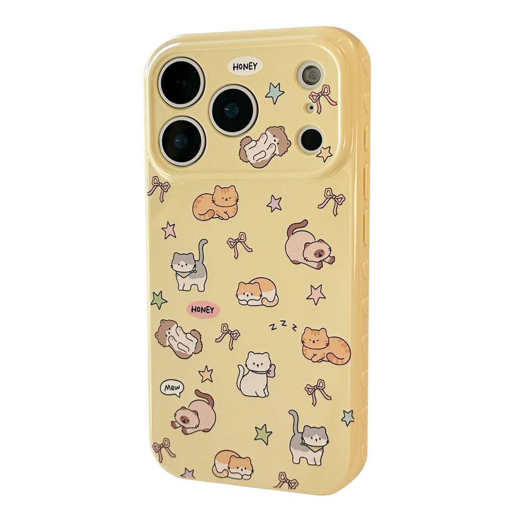 Cute Cat Planet Is Suitable for Apple 17promax Mobile Phone Case Iphone16 All-inclusive 15 Anti-drop 13 Soft Case 12.