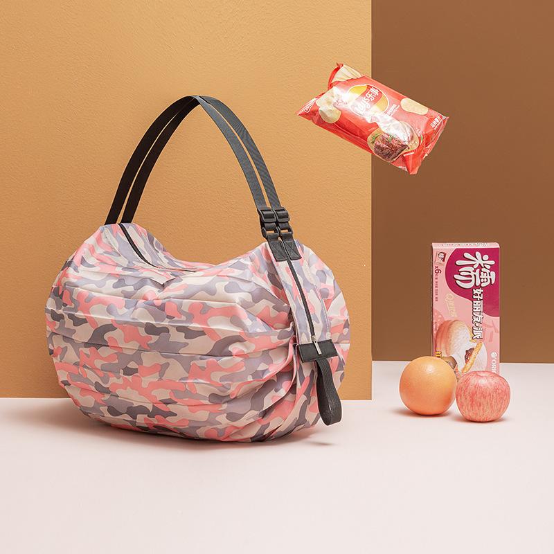 Foldable Shopping Bag, Reusable Grocery Bags Large Capacity, Portable Tote Bag, Waterproof Oxford Cloth Shopping Bag