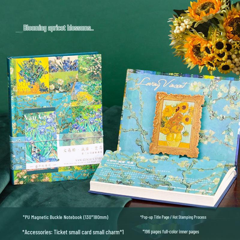 Chinese Retro Diary: Exquisite Tassel Gold-Stamped Hardcover Notebook with Artistic Fresh Color Pages