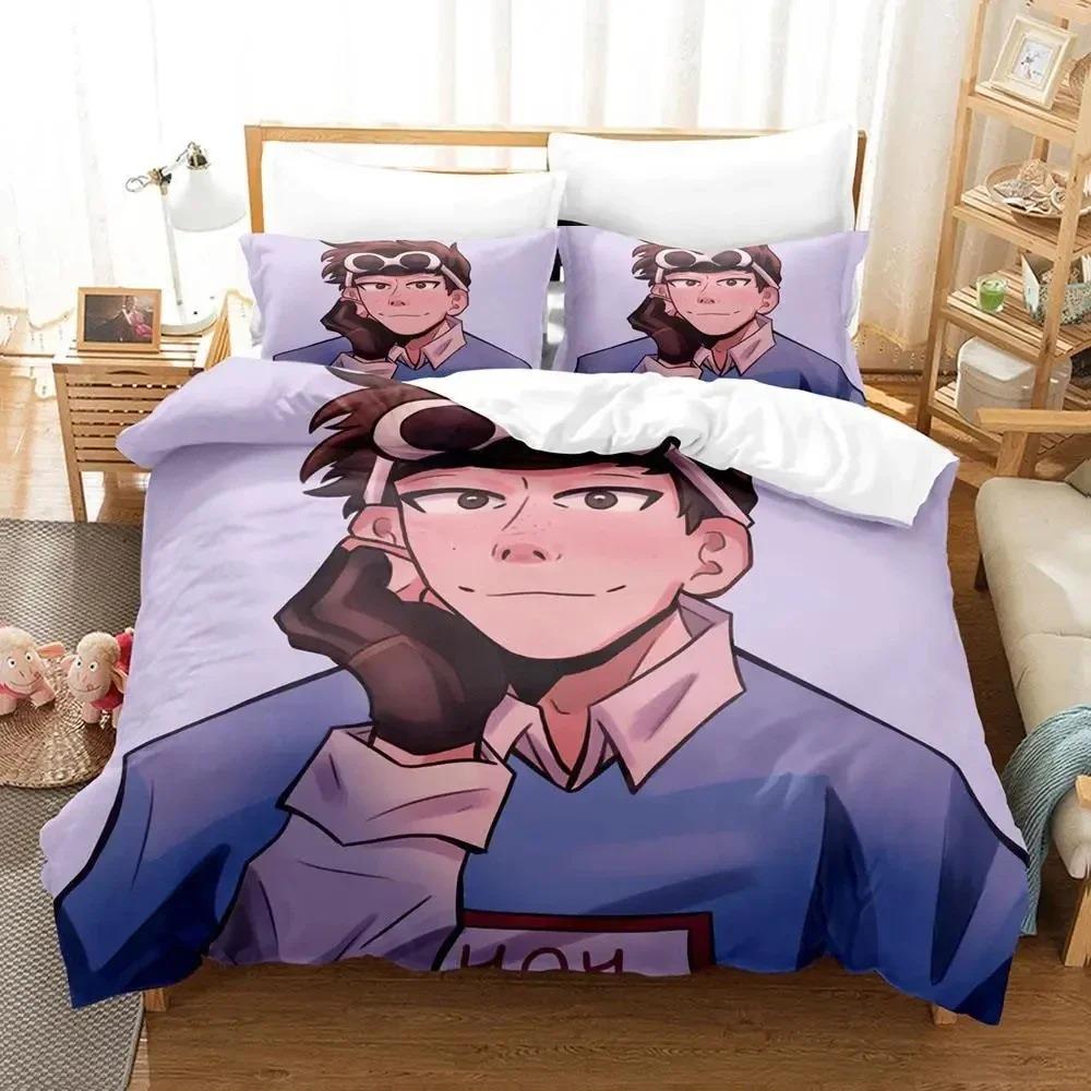 Cartoon GeorgeNotFound Bedding Set Duvet Cover Bed Set Quilt Cover Pillowcase Comforter King Queen Size Boys Adult Bedding Set