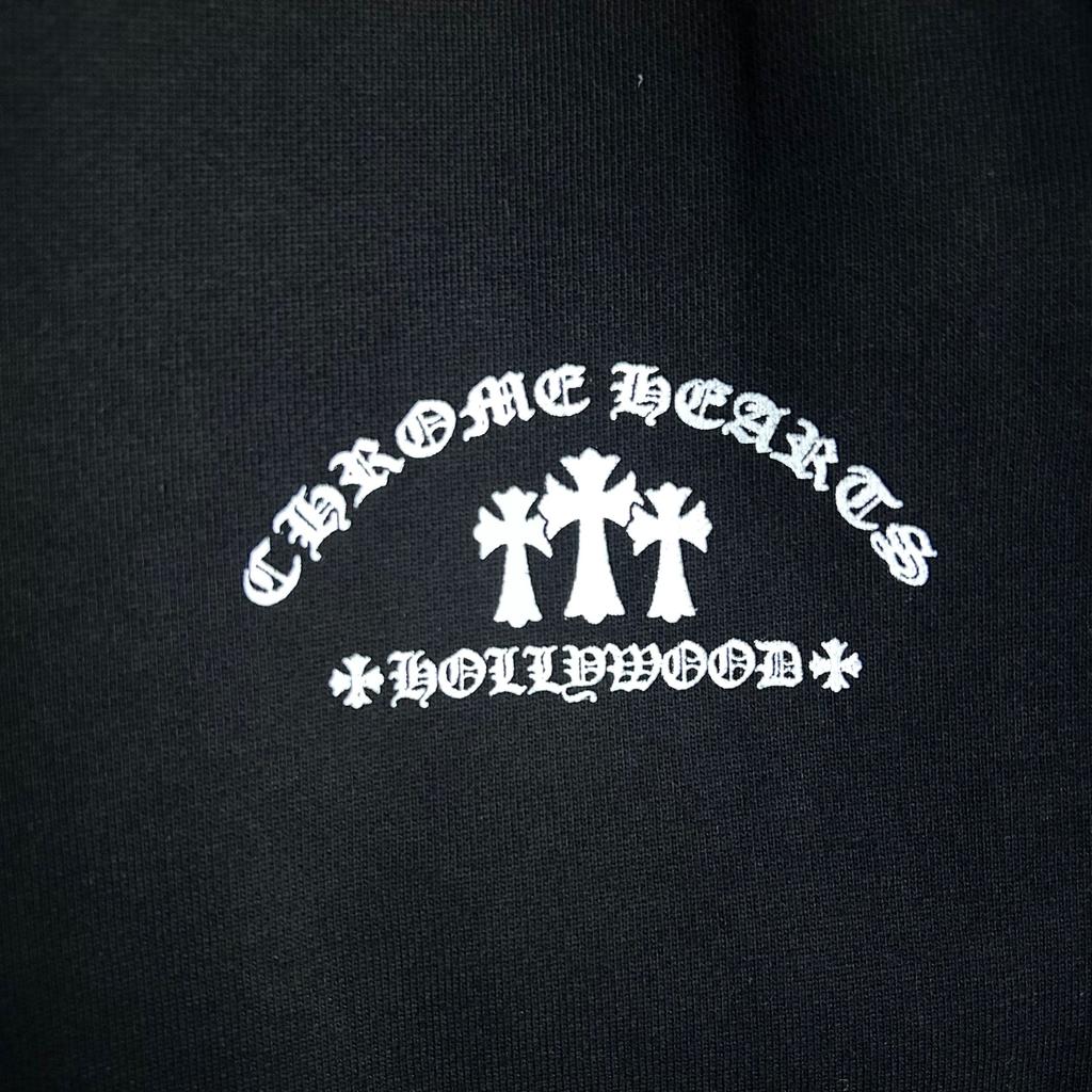 D203 CHROME HEARTS 2025 Summer New High Quality Cotton Men's Casual Shorts Outdoor Leisure Running Shorts