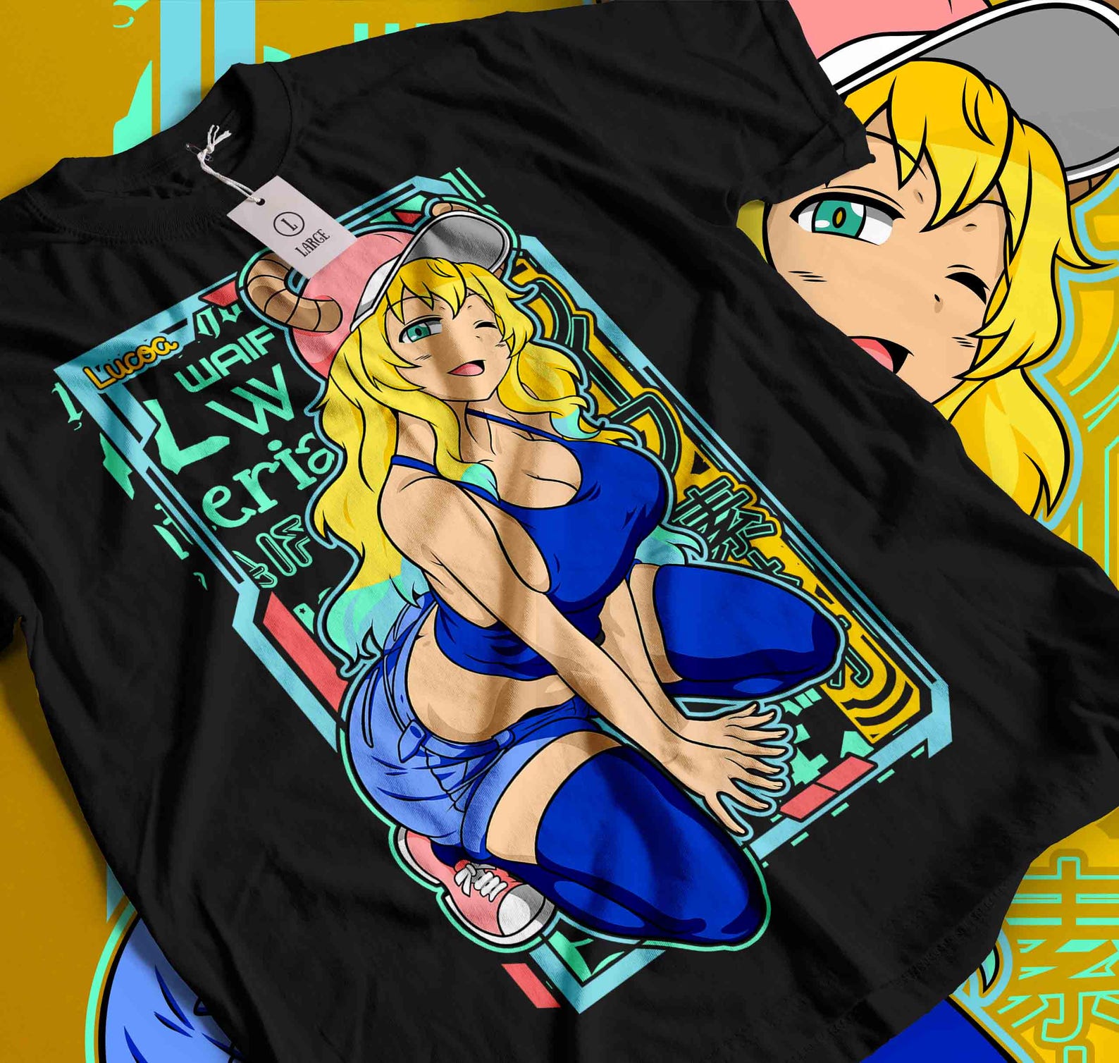 Unisex Heavy Cotton Tee Miss Kobayashi s Dragon Maid, Cosplay, Anime, Manga, Adult T-Shirt M