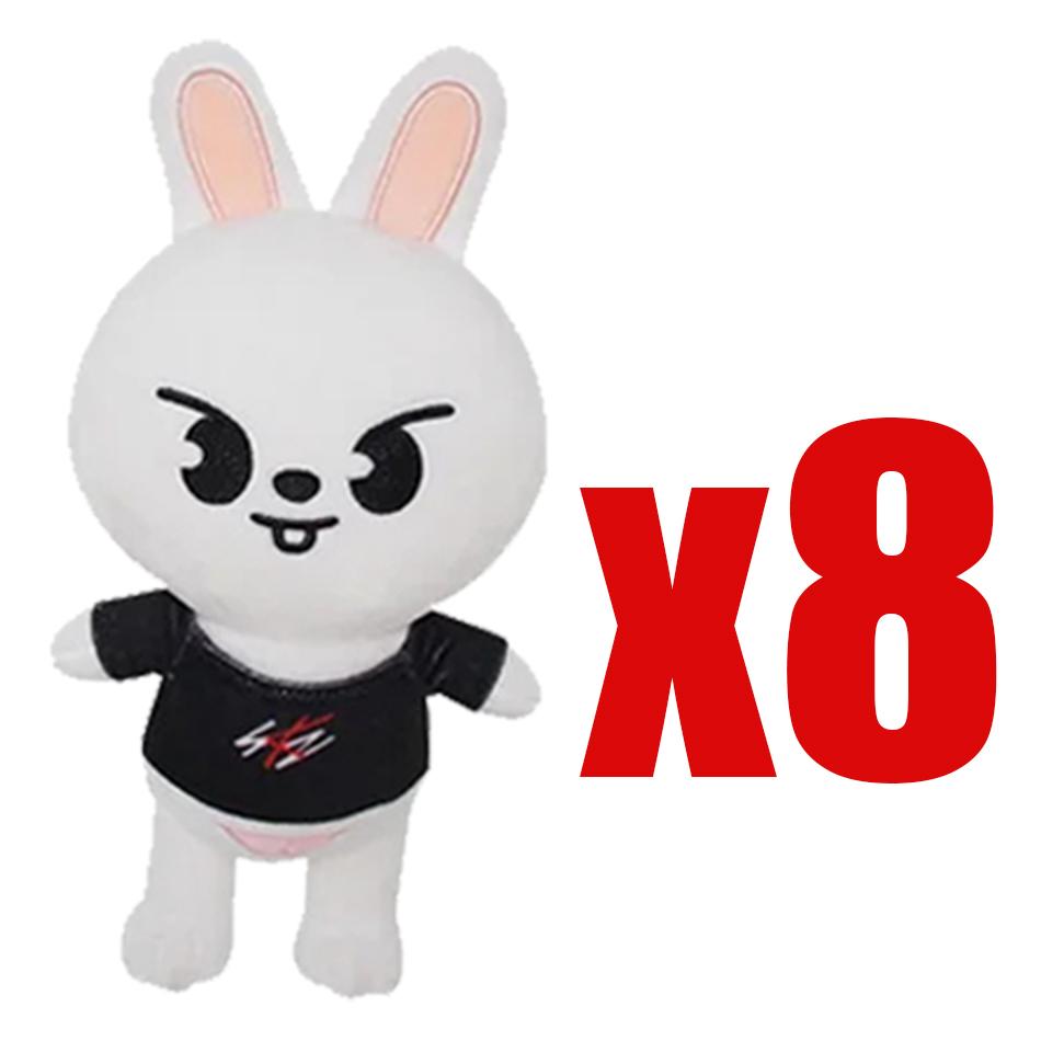 20cm Skzoo Plush Toys Stray Kids Cartoon Stuffed Animal Wolf Chan Plushies Doll Cute Companion Adults Fans Gift for Cuddly Fluffy Huggable Kawaii