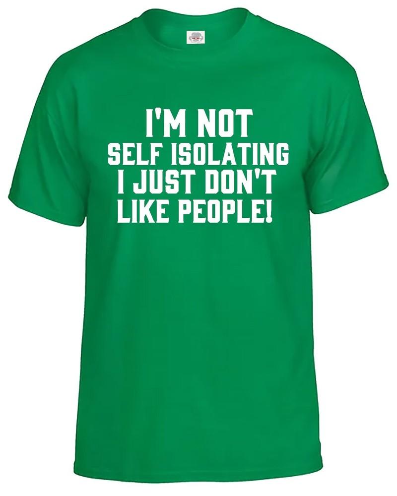 Im not social distancing i just dont like people tshirt funny lockdown gift 2XL