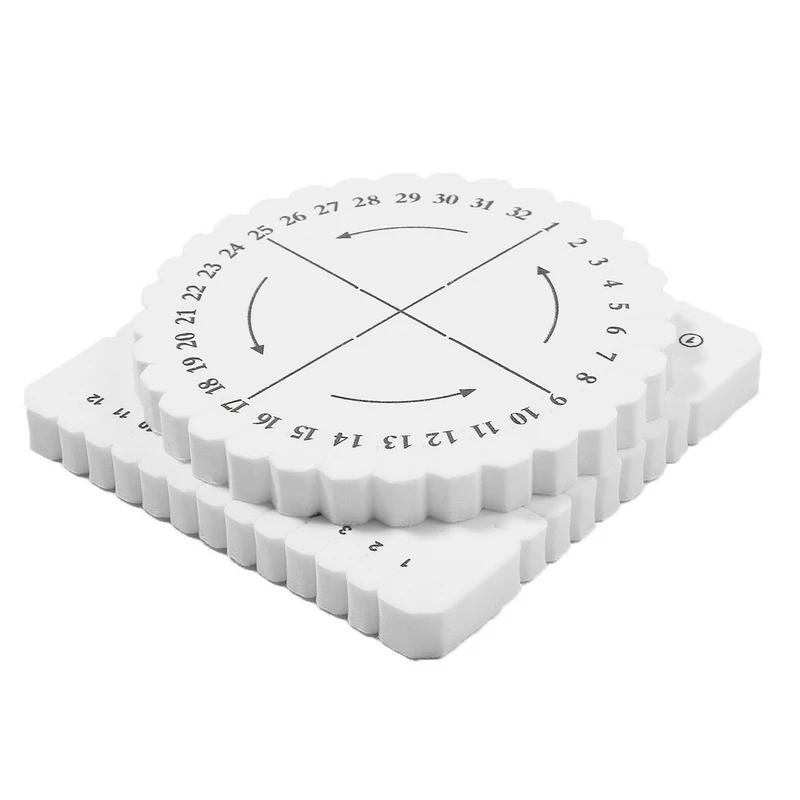 Round&Squarebracelet Knitting Disc Dis Tray Knitting Weavingjewelry Desgin Board