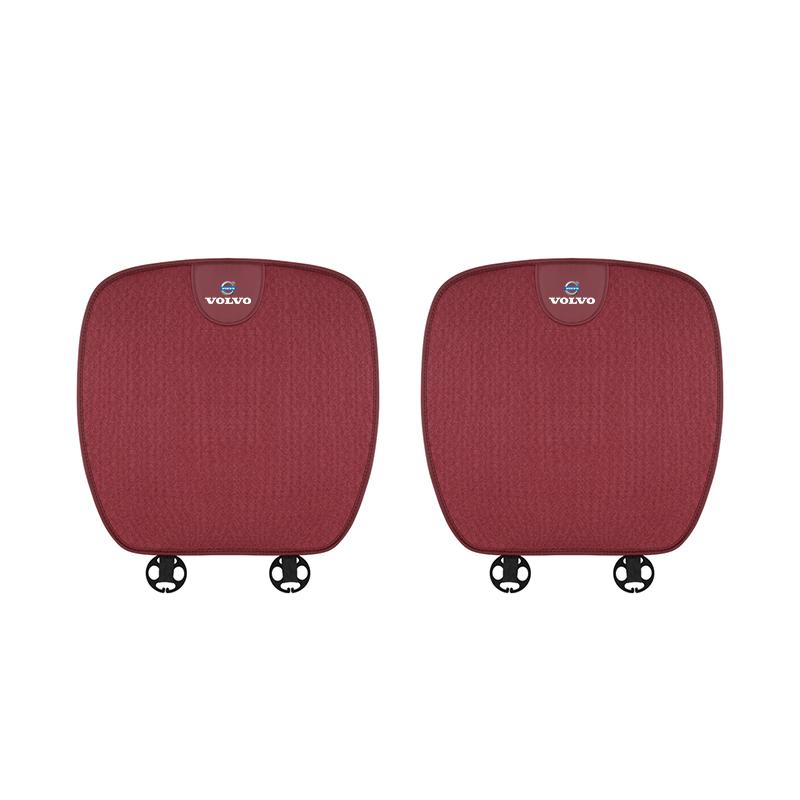 1/2 Stuks Autostoel IJszijde Kussen Lendensteun Decoratieve Accessoires Voor Volvo XC60 S60 V40 V50 V60 S80 S40 C30 AWD C70 S40 S60 S80