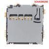Micro SIM Card Reader Connector SCHA5B0200 Heat Resistant Part for Smartphone Motherboard Repair Use