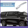 Exterior Door Handle Covers Four  for Chevrolet Silverado Silver Tone