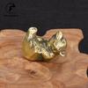 Retro Solid Brass Cute Bear Small Statue Office Desktop Ornament Animal Figurine Mniature Tea Pet Children Toy Gifts Home Decors