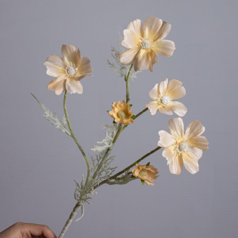 

Искусственные цветы: Шелковица, Космея, Одиночная посадка, Хризантема, Искусственные цветы, Домашние украшения, Декоративные цветы шампанского